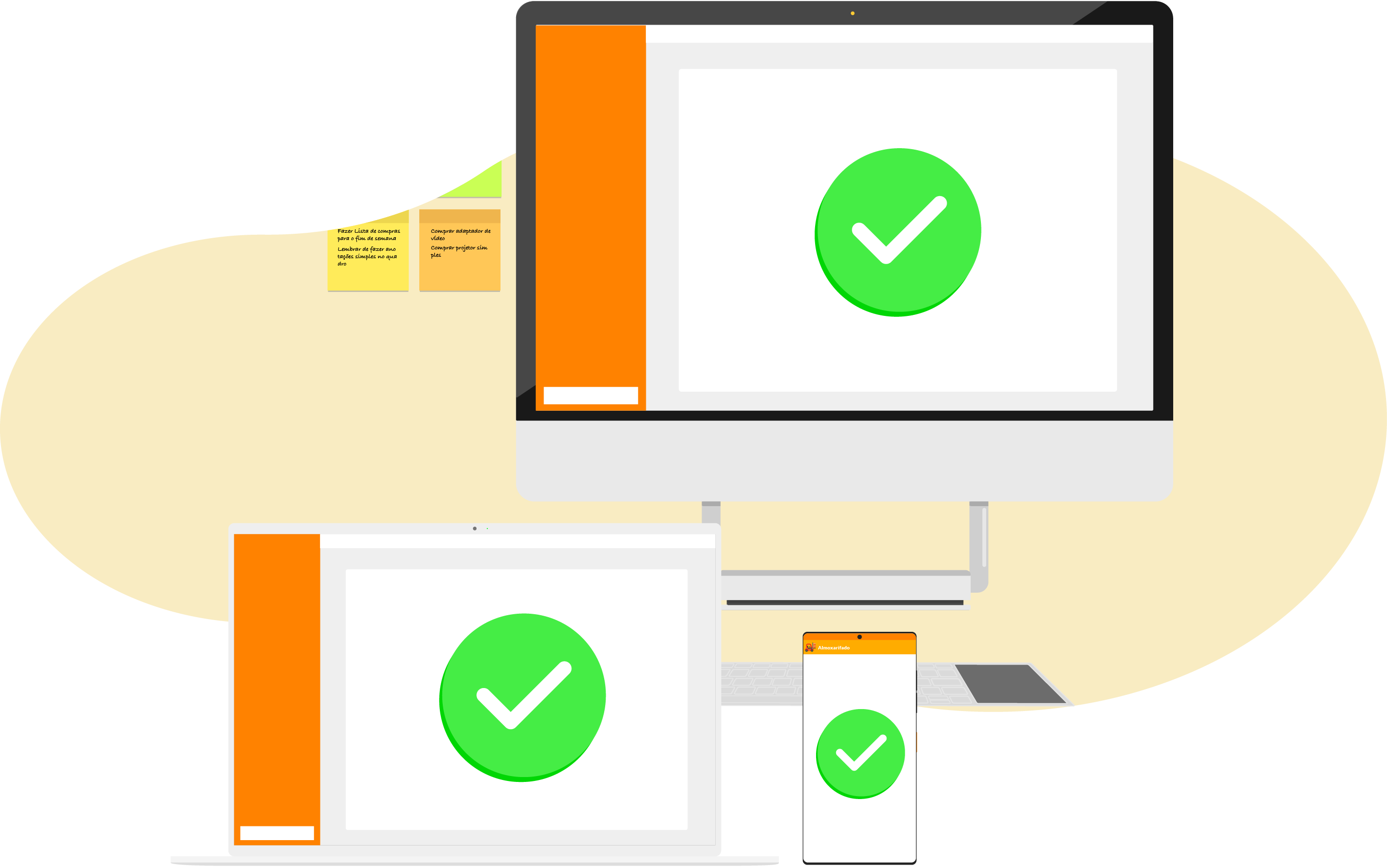 Passo 1: Emissão de requisições eletrônicas ao almoxarifado